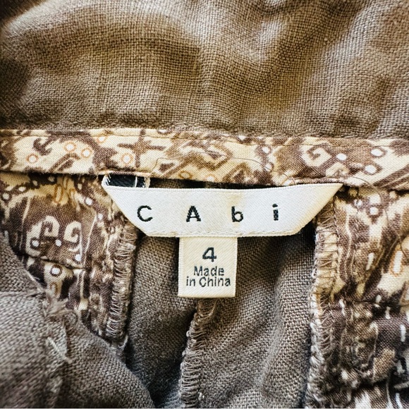 Cabi 100% Linen Pant Size 4 - Picture 10 of 11
